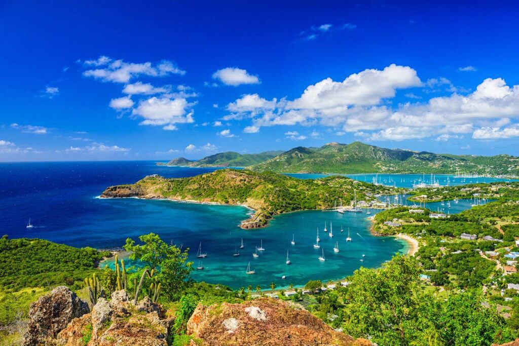 Antigua Shirley Heights Classic Review of the bay banner image