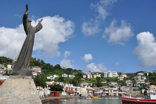 Grenada Christ pf the Deep Carenage compressed landscape banner image